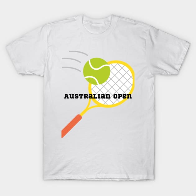 Australian Open 2024 T-Shirt by SoulSummer